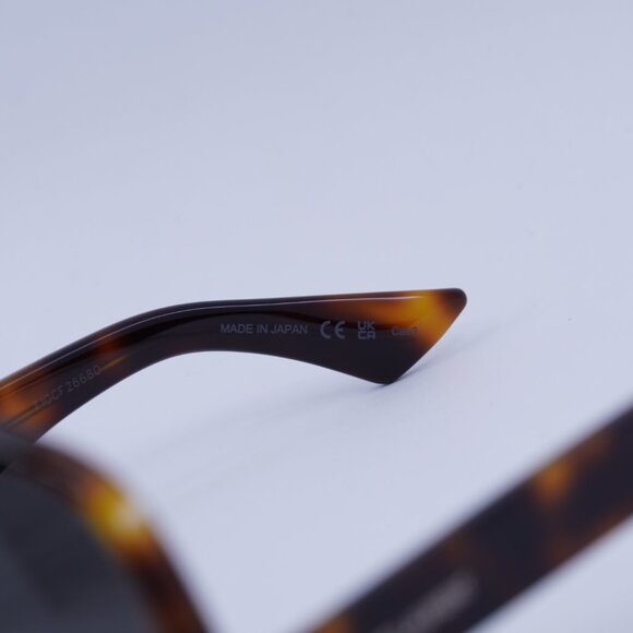 🕶️ New Saint Laurent SL652/F SOLACE 002 Sunglasses - Shiny Medium Havana Frame - Picture 5 of 11